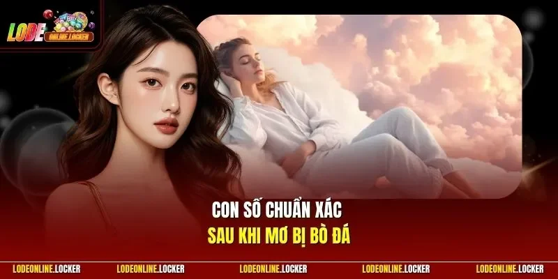 Con số chuẩn xác sau khi mơ bị bò đá